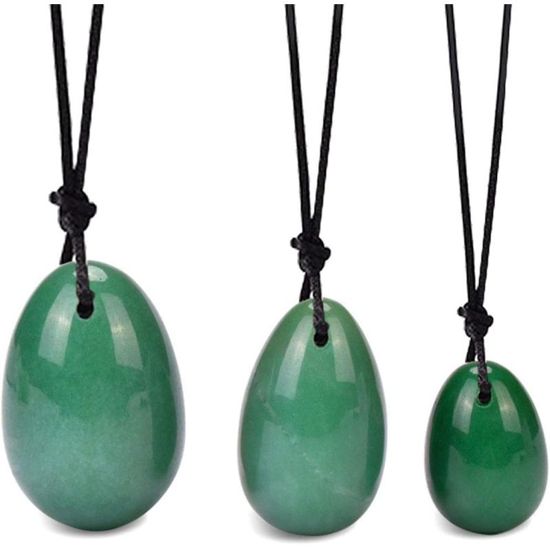 HUEVOS YONI MINERAL AVENTURINA VERDE