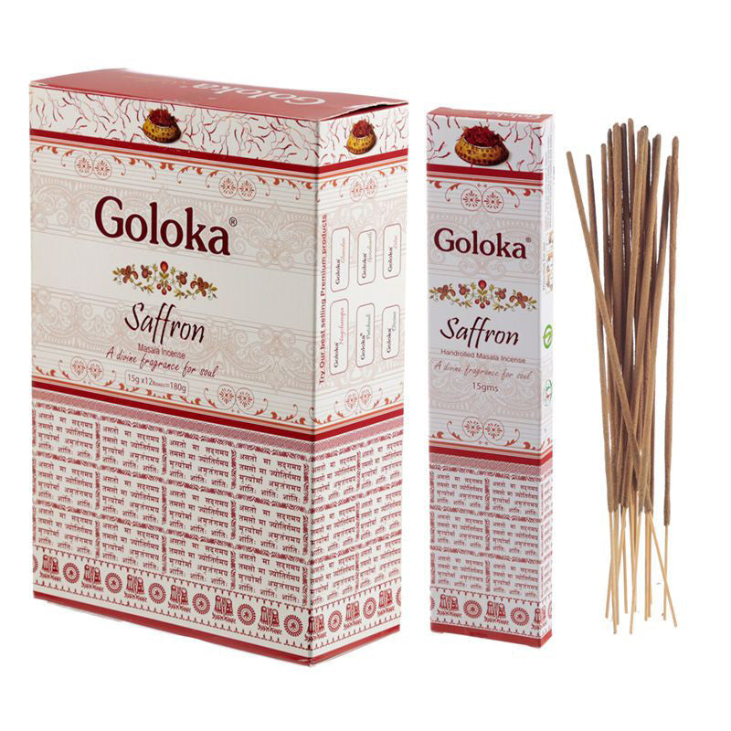 Incienso Goloka Saffron (azafran)