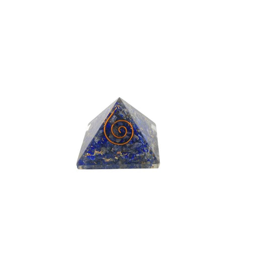 PIRAMIDE ORGONITA MINI 25 MM LAPISLAZULI