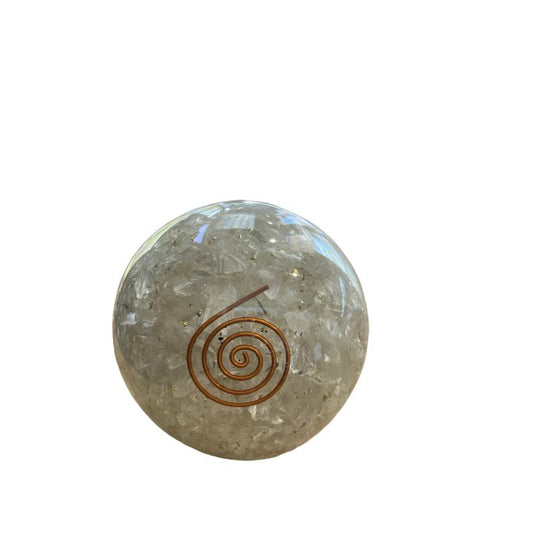 ESFERA ORGONITA CUARZO CRISTAL
