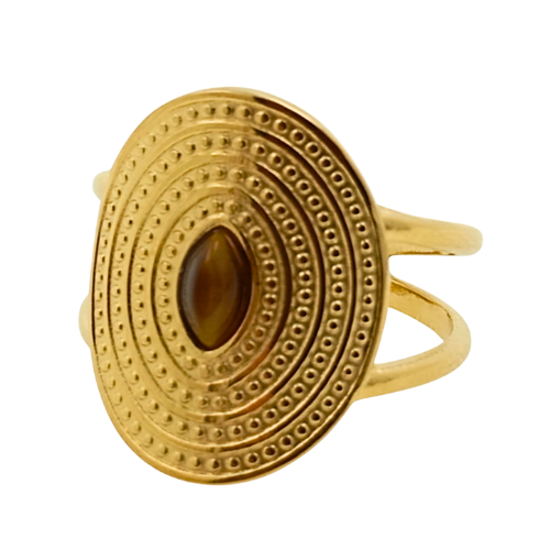 ANILLOS DE ACERO – MOD. 04 OVALADO MINERAL