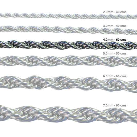 Cadena Acero inoxidable CORDON 4.0 - 60CM PLATEADO