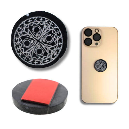 Placa Adhesiva Shungit para Tlf Móvil REF 6 MOD 3